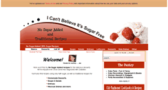 Desktop Screenshot of icantbelieveitssugarfree.com